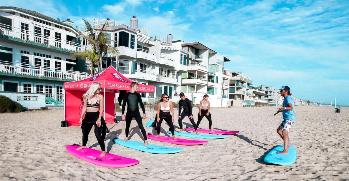 2 Hours Group Surf Lesson in Miami Beach - Booking Information