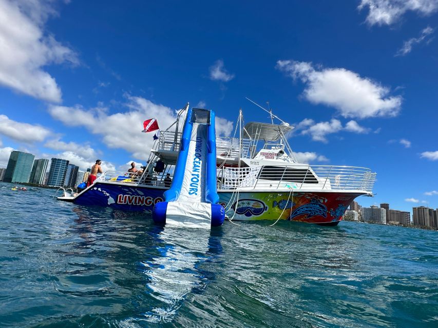 3 Hour Waikiki Waterslide and Ocean Playground Cruise - Booking Information and Itinerary
