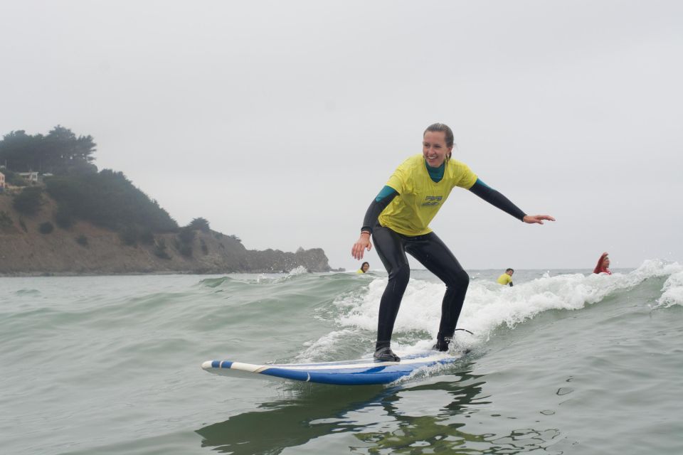 Beginner Surfing Lesson - Pacifica or Santa Cruz - Instructor-led Surf Basics Training