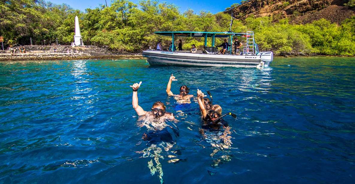 Big Island: Kona Half-Day Boat Tour With Snorkeling & Lunch - Experience Highlights
