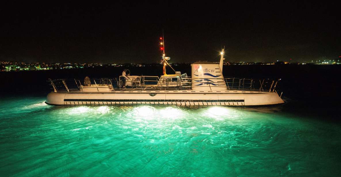 Bridgetown: Submarine Guided Night Tour - Highlights