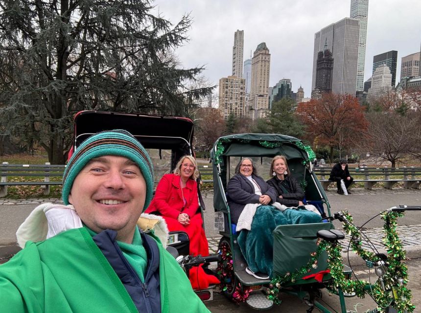 Christmas Lights And City Lights Pedicab Tour - Highlights