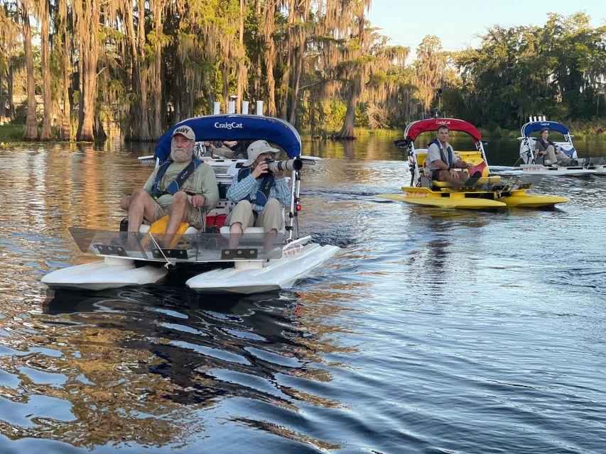 Clermont: Chain of Lakes Self-Driving Catboat Tour - Group Size and Language Options