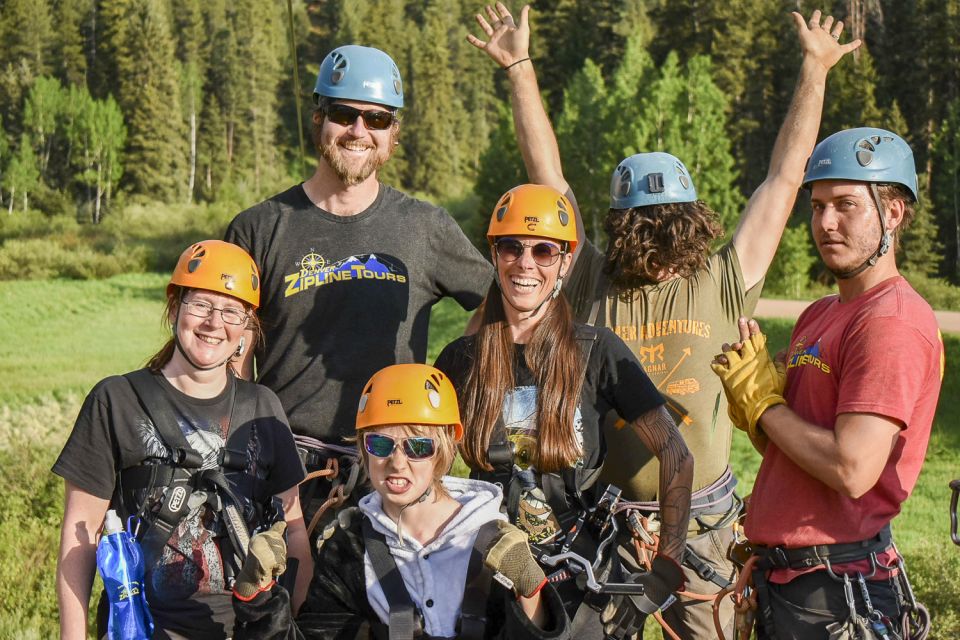 Denver: 6-Zipline Rocky Mountains Adventure Tour - Tour Inclusions