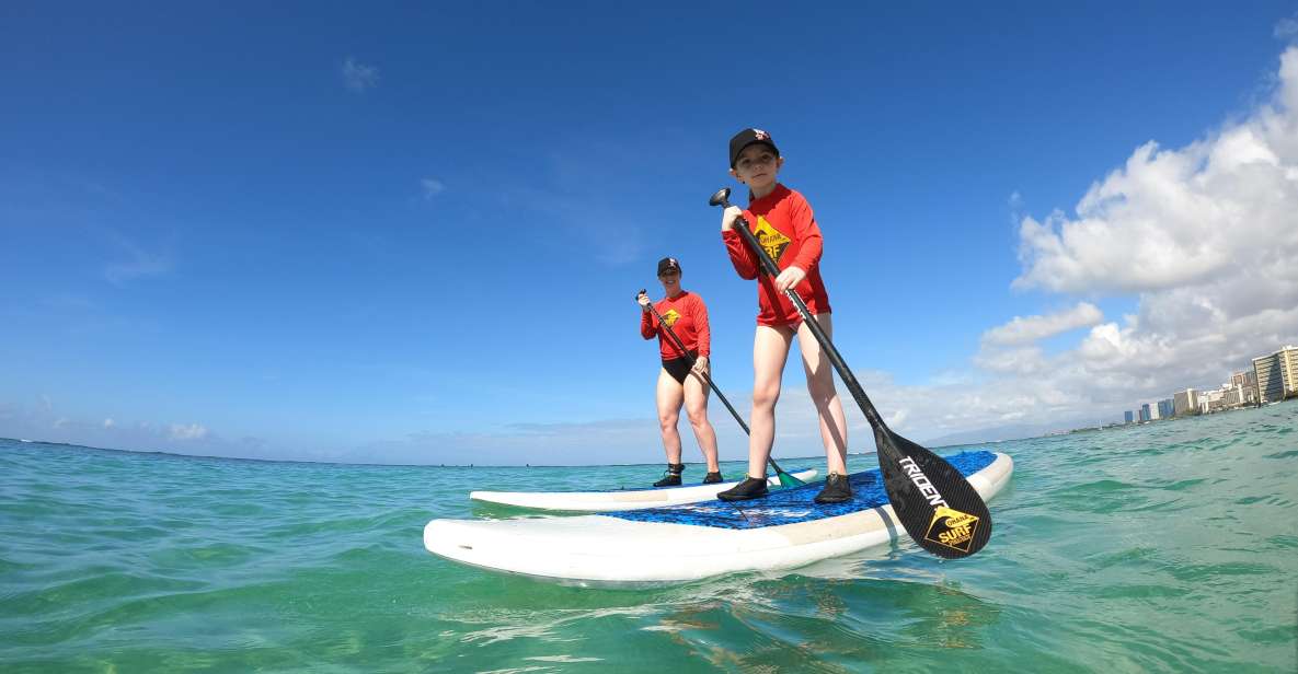 Family SUP: 1 Parent, 1 Child Under 13, and Others - Instructor Information and Group Size
