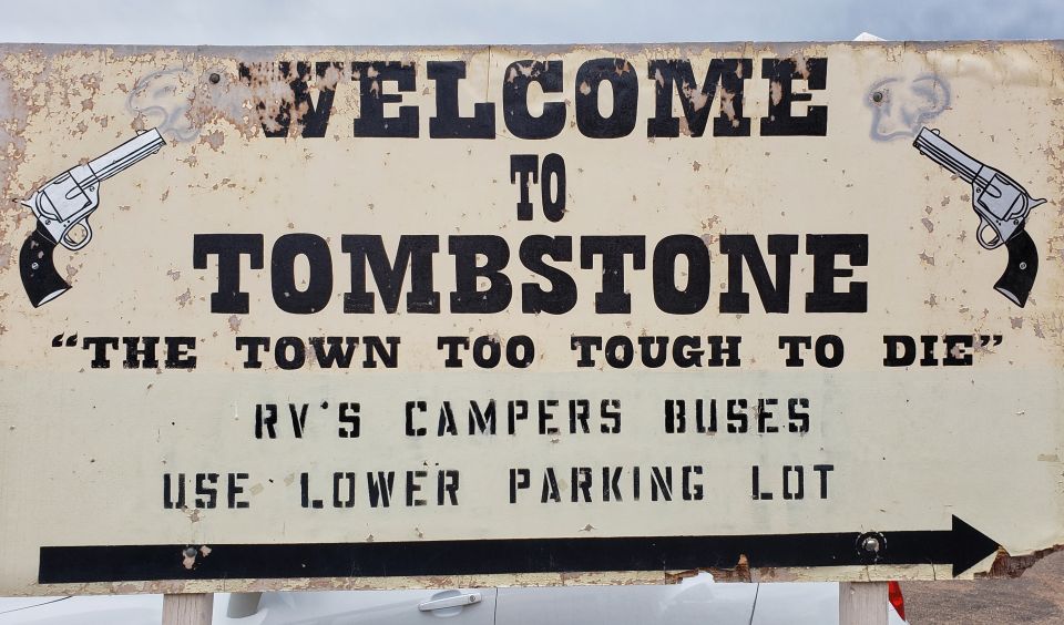 Friday: Tombstone; 8h Tour Bus From Tucson - Reservation Details