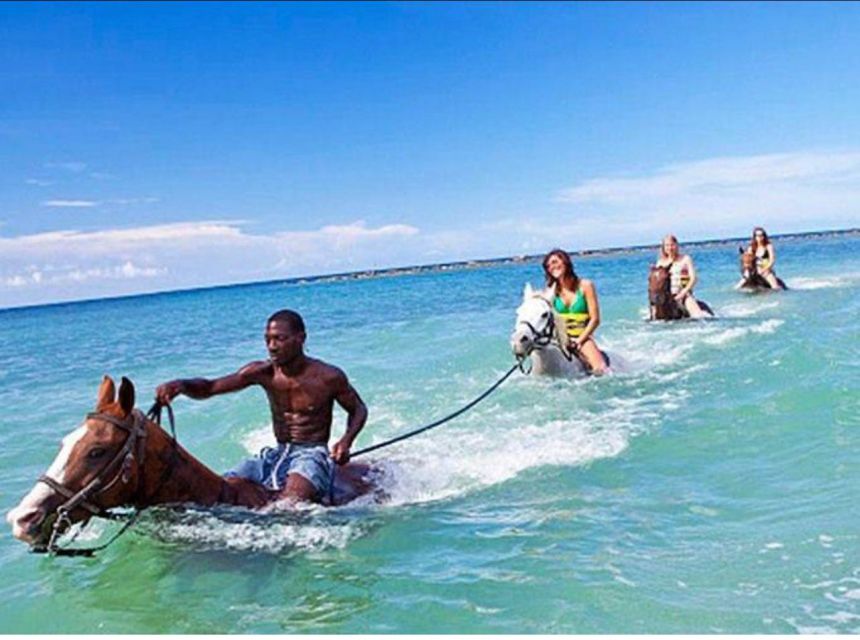 From Montego Bay: Horseback Riding-Swim & Dunns River Falls - Itinerary