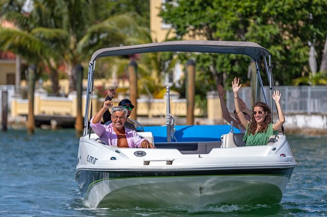 Fun Boat Rental With Captain in Miami Beach - up to 6 People - Boat Tour Overview