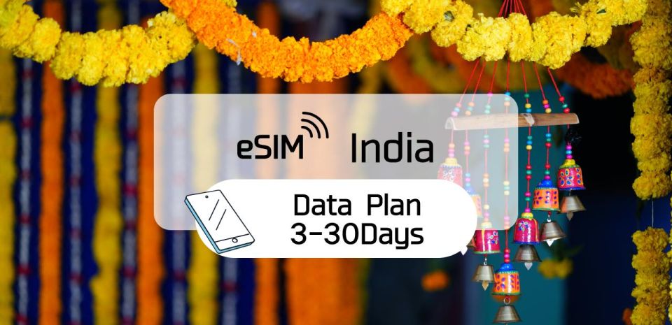 India: Esim Roaming Data Plan (0.5-2gb/ Day) - Booking Information