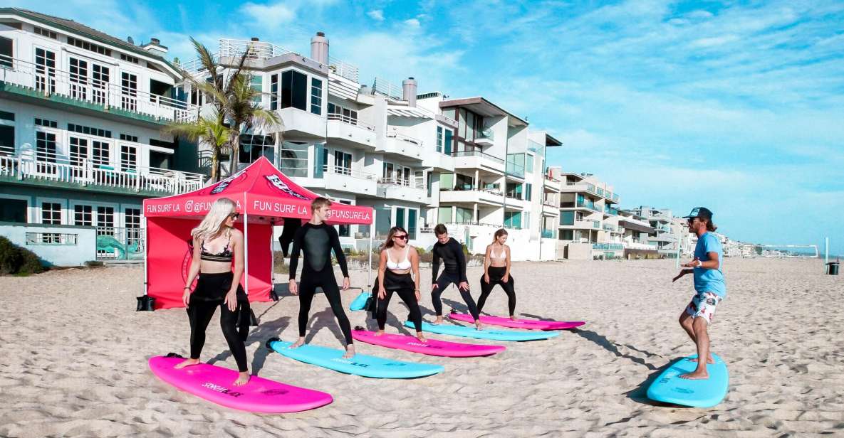Los Angeles: Group Surfing Lesson - Important Information