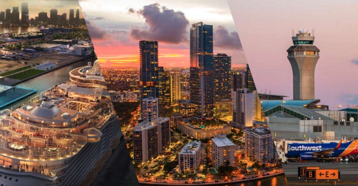 Miami: Guided Tour With Transfer From Cruise Port to Airport - Experience Highlights and Itinerary