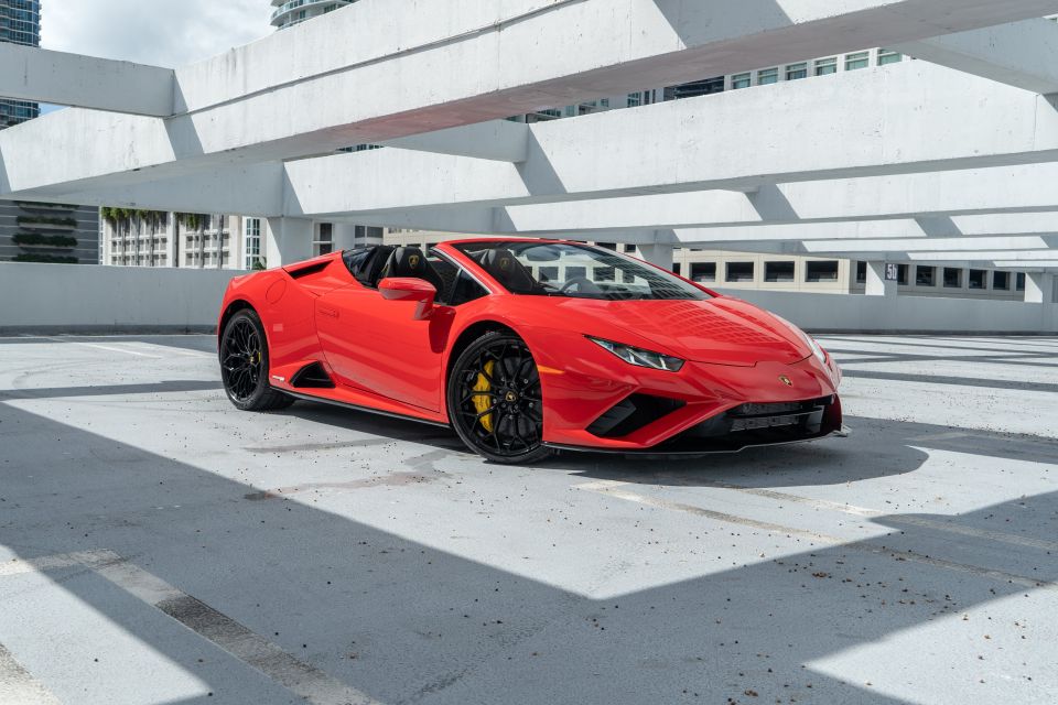 Miami: Lamborghini Huracan EVO Spyder Supercar Tour - Experience