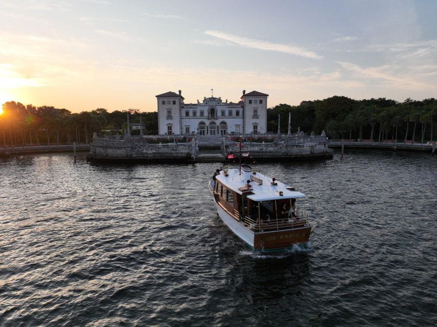 Miami: Vizcaya Sunset Cruise - All-Inclusive Features