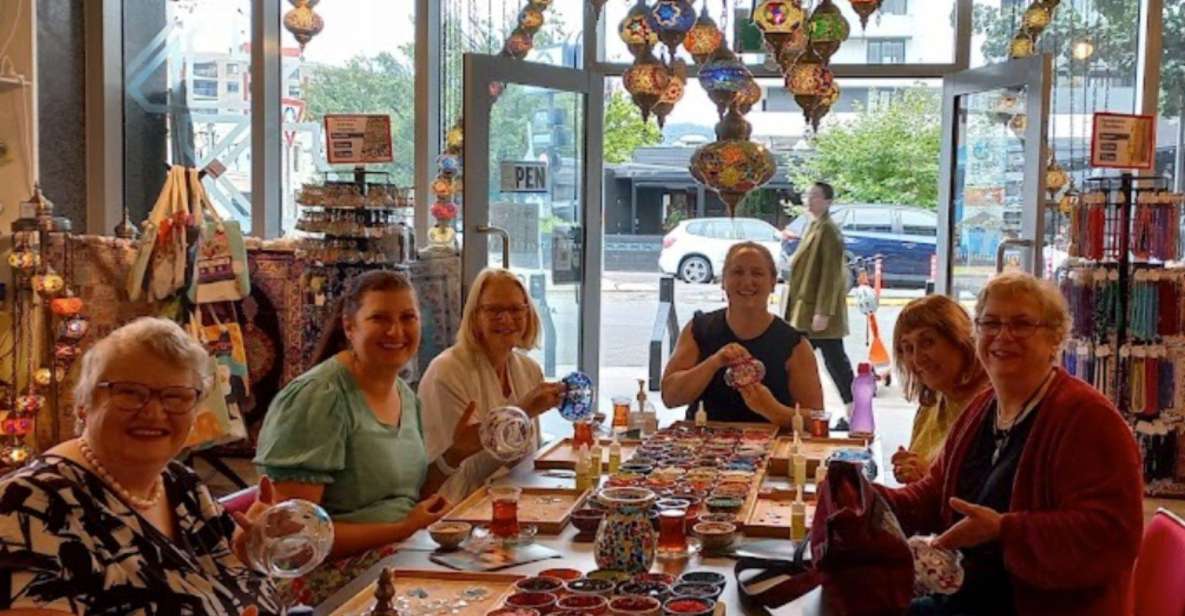 Mosaic Lamp Making Workshop in Tustin - Activity Highlights