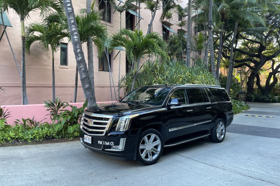 Oahu: Honolulu Airport Private by Escalade SUV - Travel Experience and Comfort