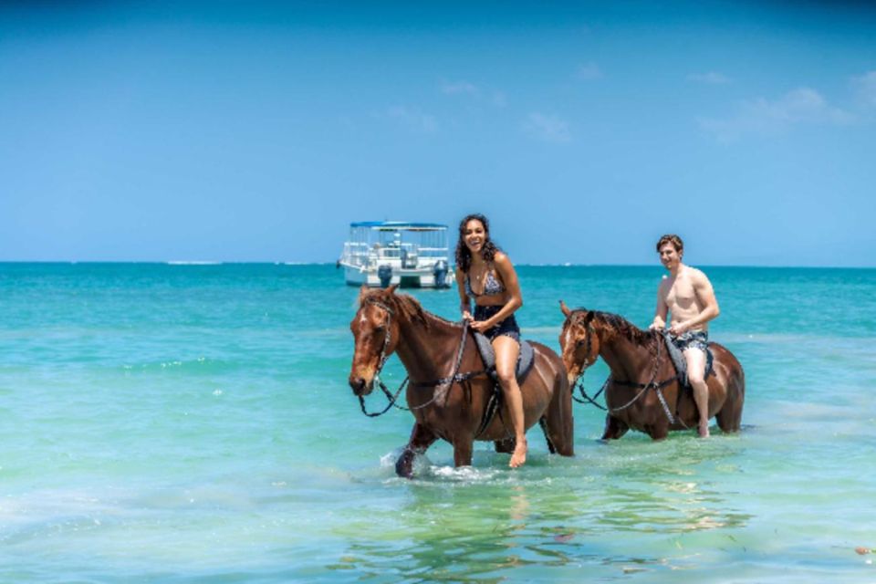 Ocho Rios: Horseback Riding in the Ocean & Bamboo Rafting - Pricing and Duration