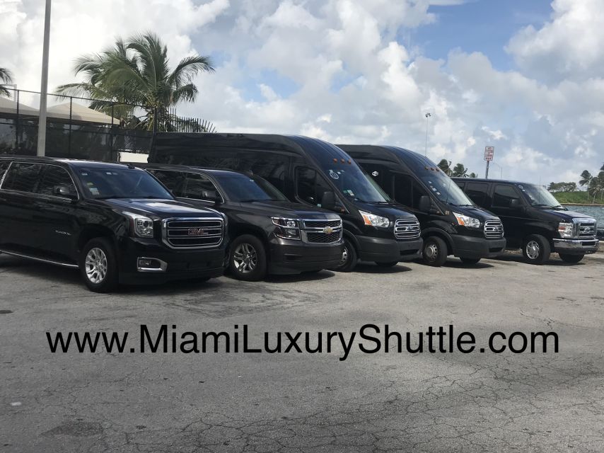 Port of Miami Shuttle to Miami Airport or Hotel in Miami - Booking Details and Pricing
