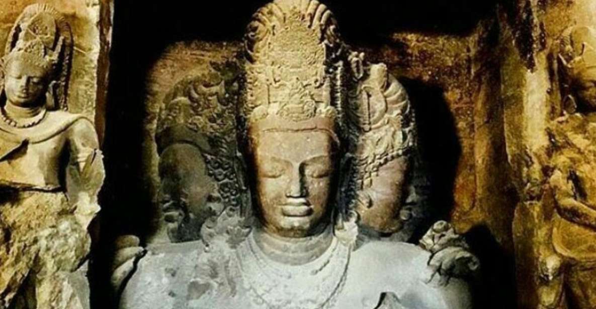 Private Elephanta Island Caves Tour With Village Tour - Highlights