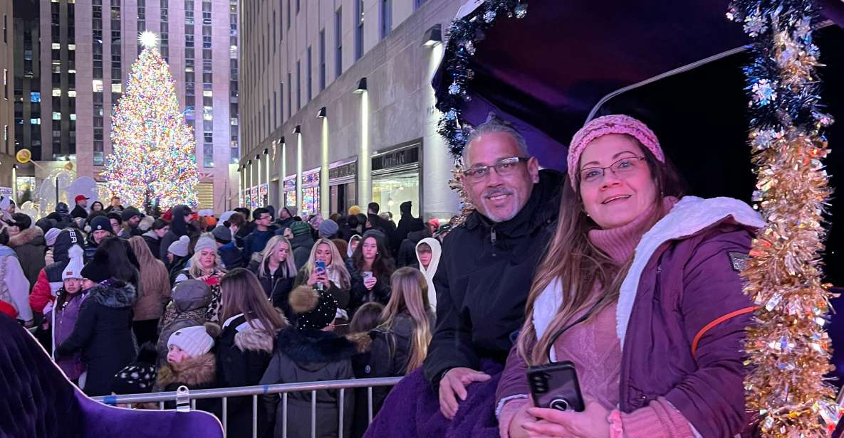 Private NYC Lights or Christmas Lights Horse Carriage Tour - Highlights