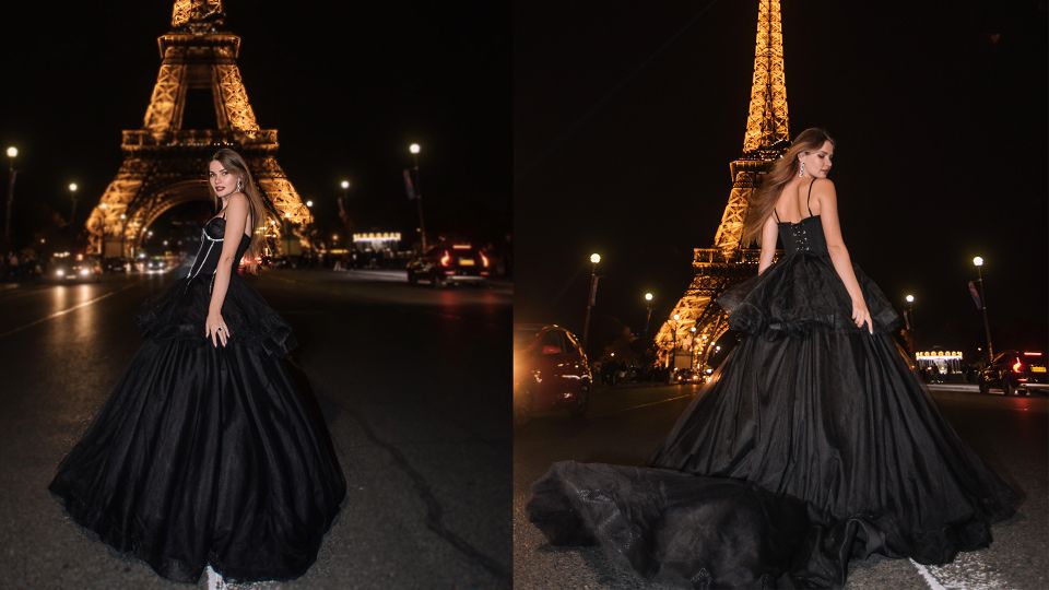 Pro Photo Session at The Eiffel Tower - Rental Dress - Highlights
