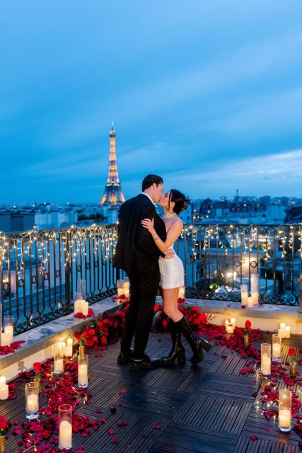 Romantic Proposal on an Eiffel View Palace Terrace - Activity Duration and Language Options