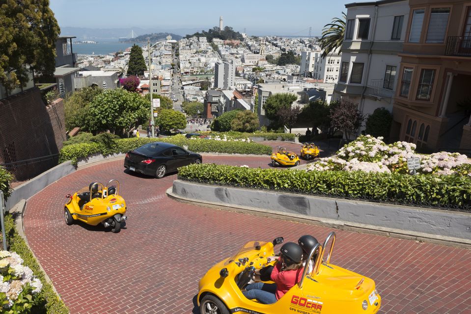 San Francisco: 3-Hour Early Bird GoCar Tour - Notable Landmarks and Stops