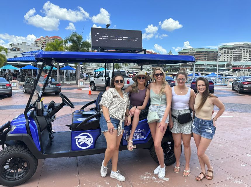 Tampa City Tour by Private Custom Golf Cart - Tour Highlights