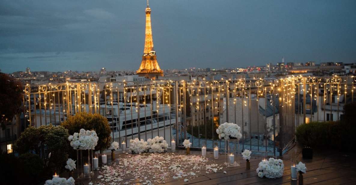 Wedding Proposal on a Parisian Rooftop With 360° View - Activity Description and Highlights