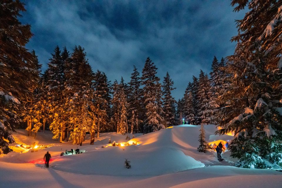 Bend: Cascade Mountains Snowshoeing Tour and Bonfire - Meeting Point Details
