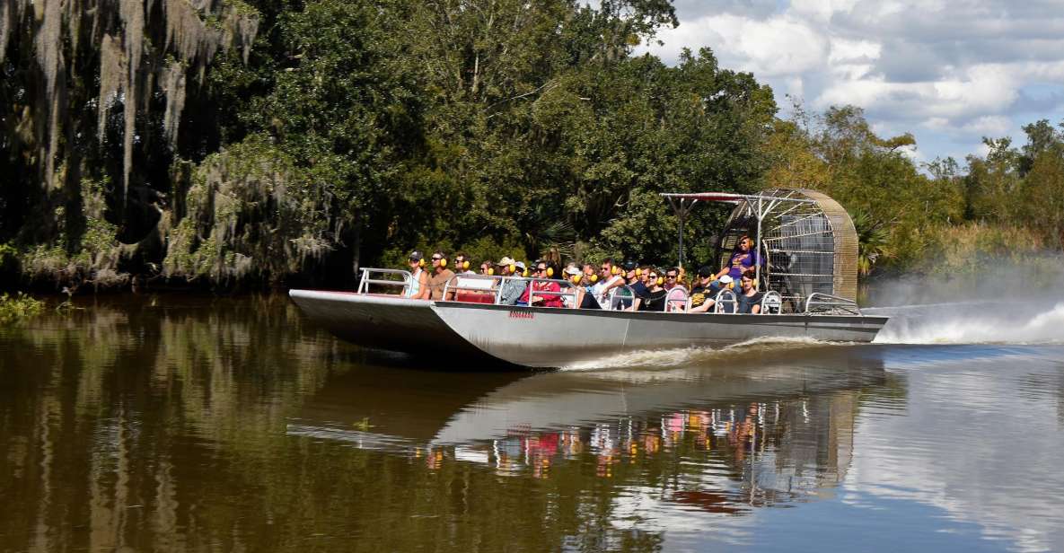 From Lafitte: Swamp Tours South of New Orleans by Airboat - Inclusions and Meeting Point