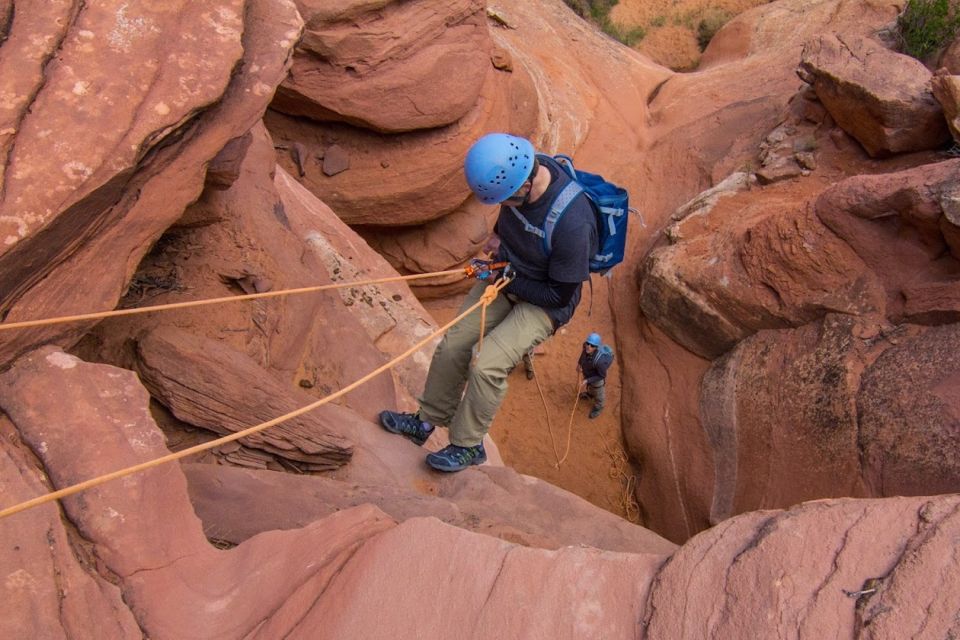 From Moab: Rock of Ages Moderate Rappelling Obstacle Course - Pickup and Transportation