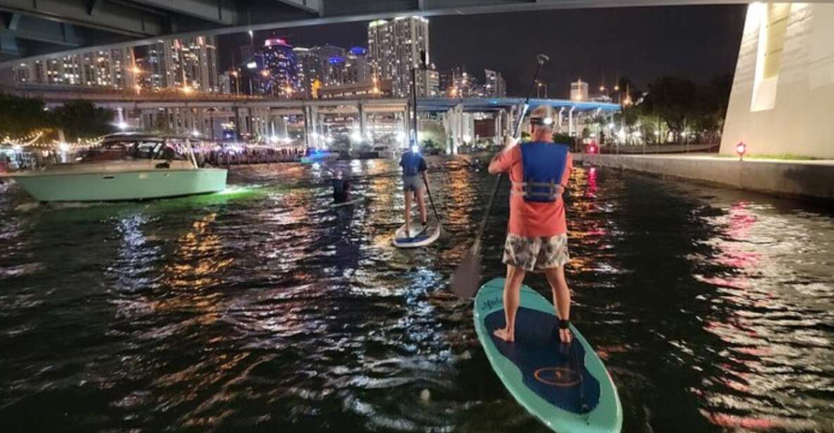 Miami: City Lights SUP or Kayak Night Tour - Inclusions
