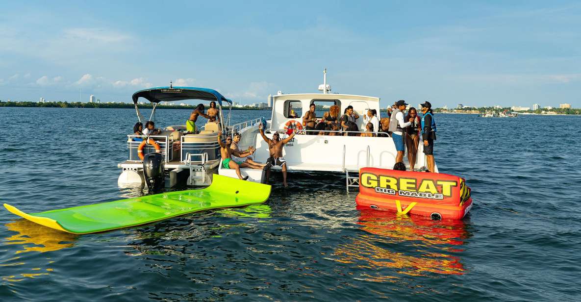 Miami: Day Boat Party With Jet Ski, Drinks, Music and Tubing - Booking Information and Discounts