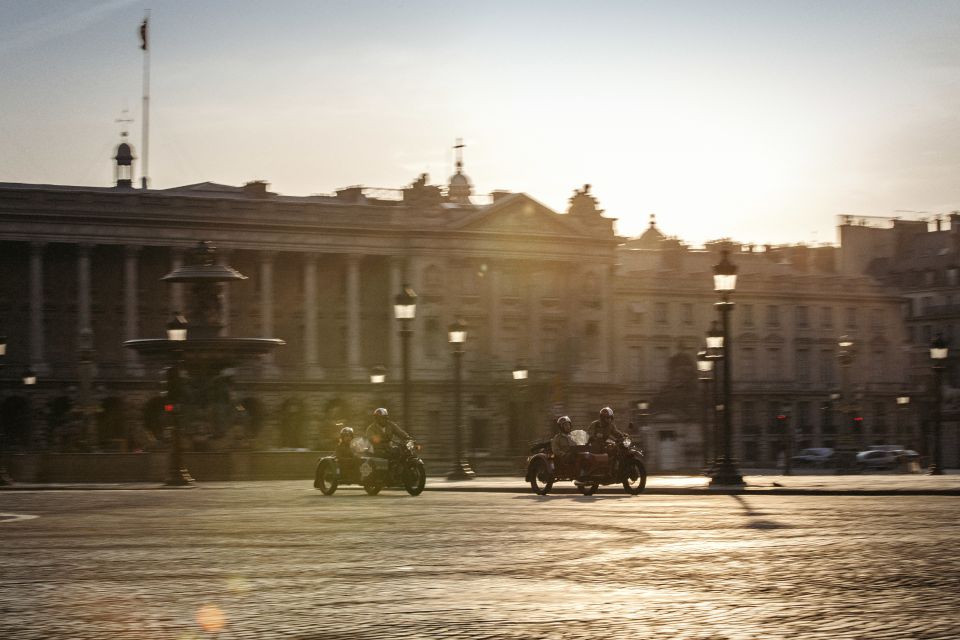 Paris: Romantic Sidecar Tour by Night With Champagne - Accessibility and Special Features