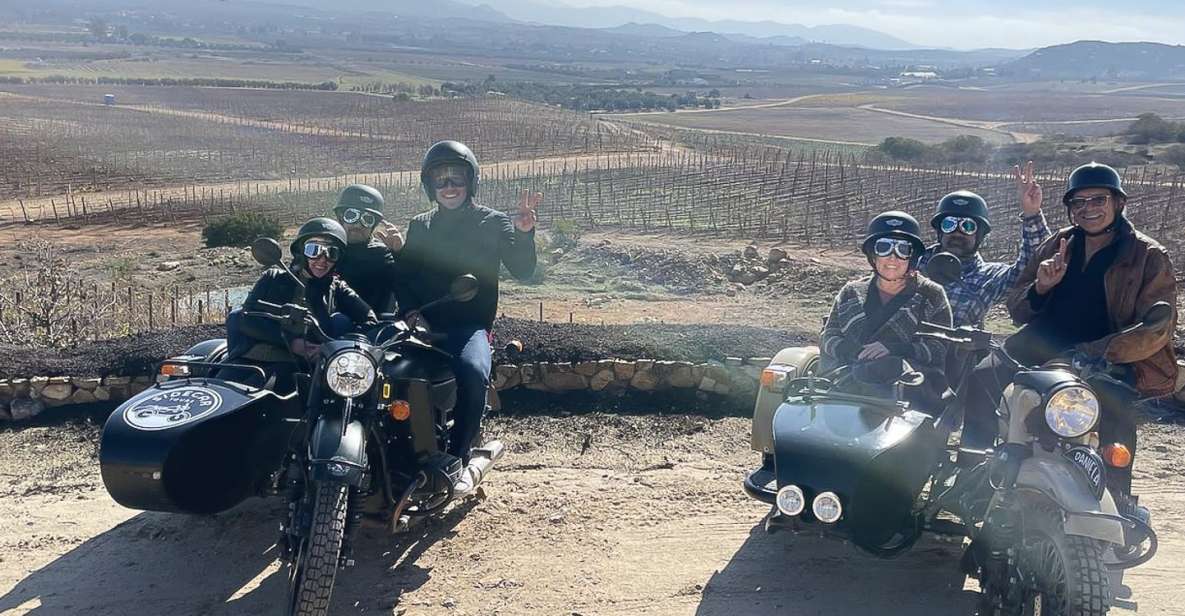 Sonoma: Private Tandem Sidecar Winery Tour - Full Description