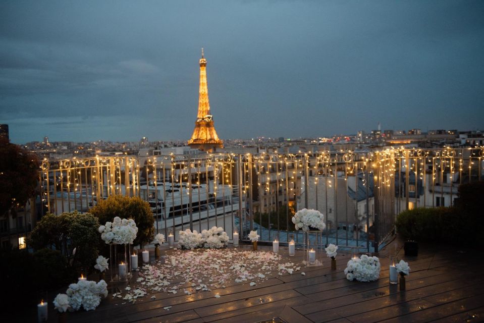 Wedding Proposal on a Parisian Rooftop With 360° View - Booking Information and Flexibility