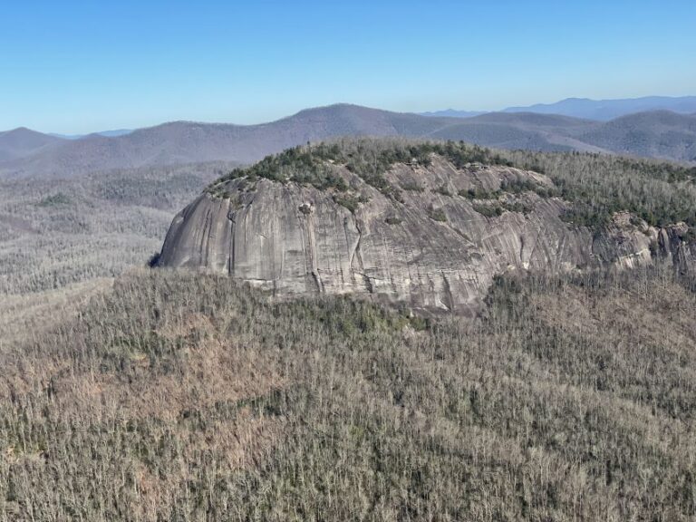 Asheville: Looking Glass Rock Helicopter Tour
