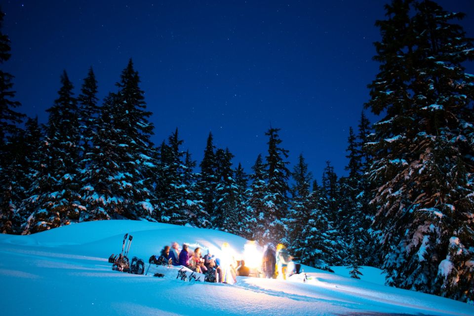 Bend: Cascade Mountains Snowshoeing Tour and Bonfire - Booking Information