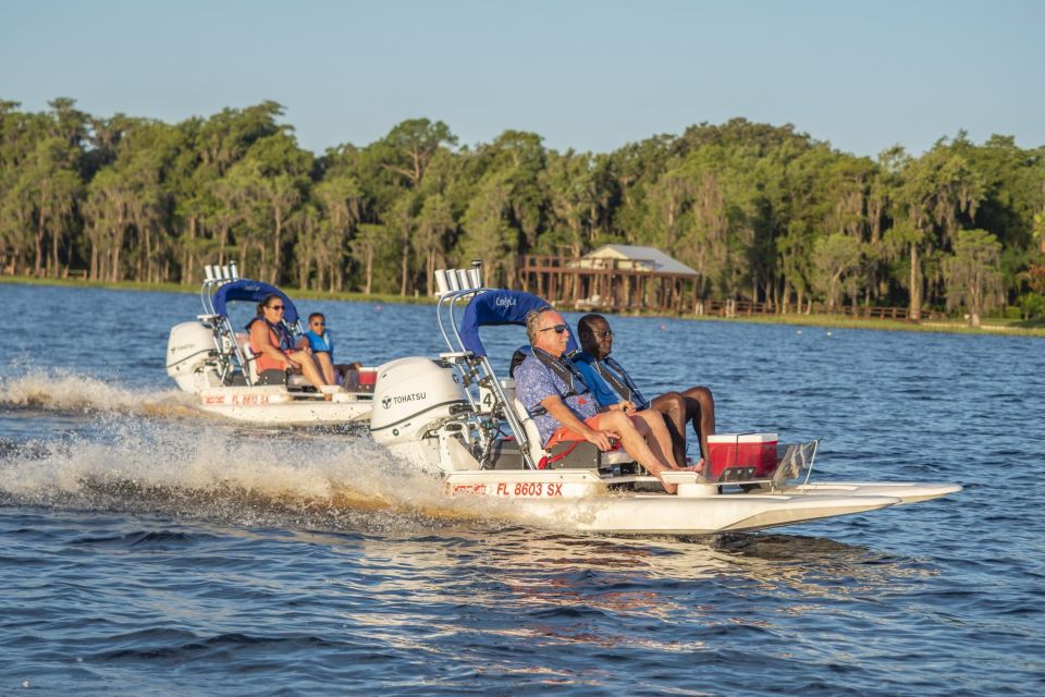 Clermont: Chain of Lakes Self-Driving Catboat Tour - Inclusions and Restrictions