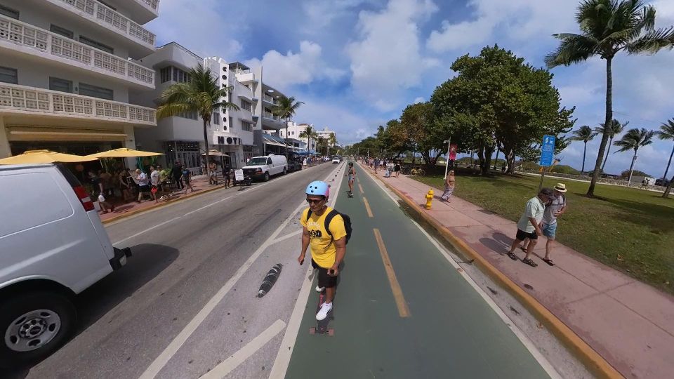 Electric Skateboarding Tours Miami Beach With Video - Inclusions and Additional Information