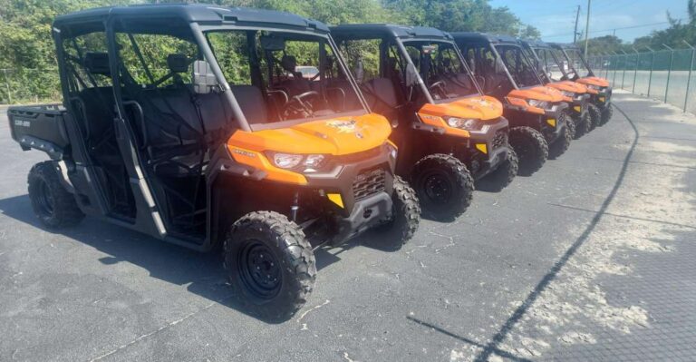 Exuma,Bahamas: 6-Seater Buggy Rental With Bluetooth Speaker