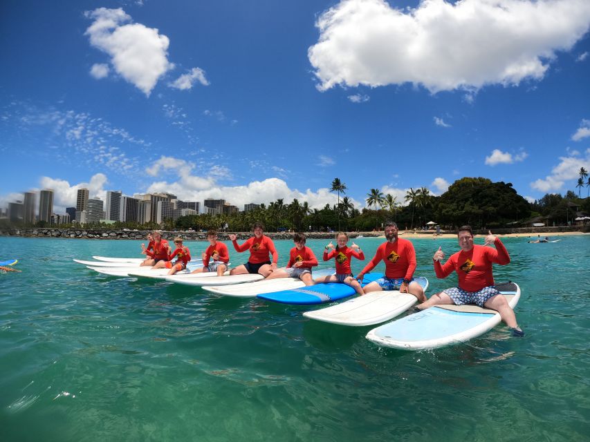 Family Surfing Lesson: 1 Parent, 1 Child Under 13, & Others - Booking Information