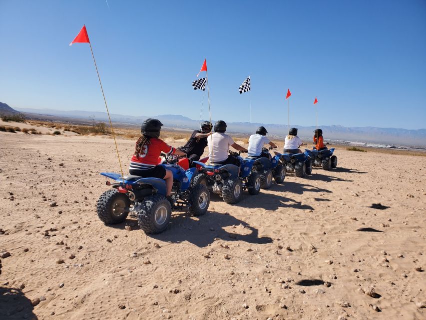 From Las Vegas: Nellis Dunes ATV Tour With Shuttle Transfer - Inclusions