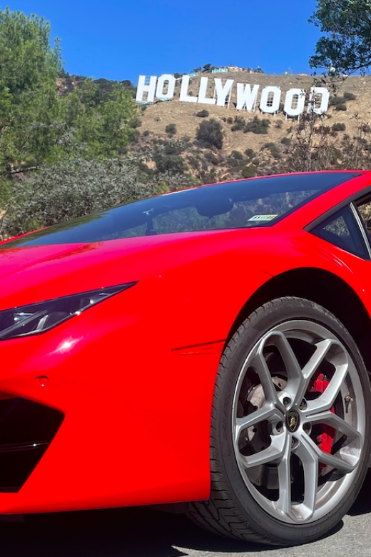 Hollywood Sign 30 Min Lamborghini Driving Tour - Booking Information