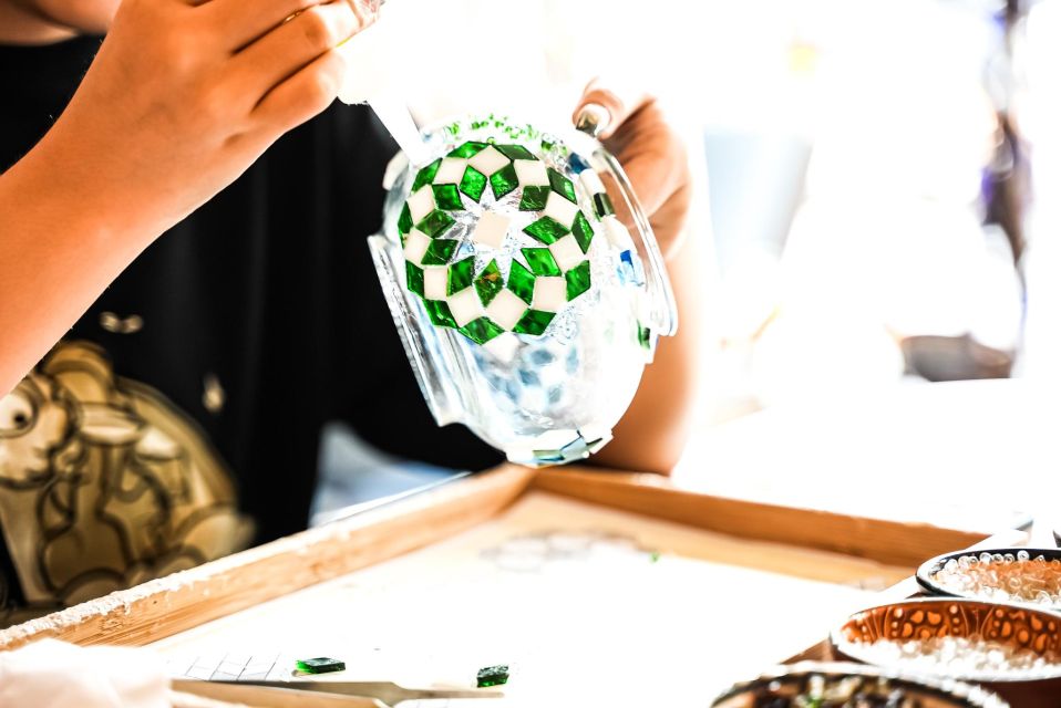 Mosaic Lamp Making Workshop in Tustin - Experience Description