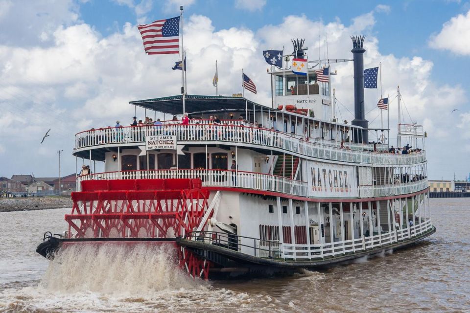 New Orleans: Guided City Drive and Steamboat Cruise - Tour Guide Information