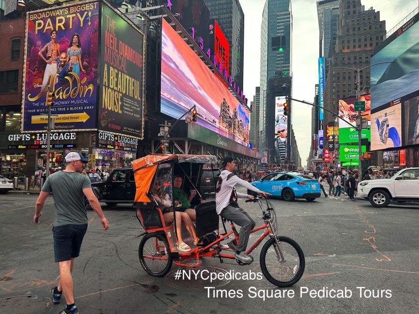 NYC Pedicab Tours: Central Park, Times Square, 5th Avenue - Customer Reviews