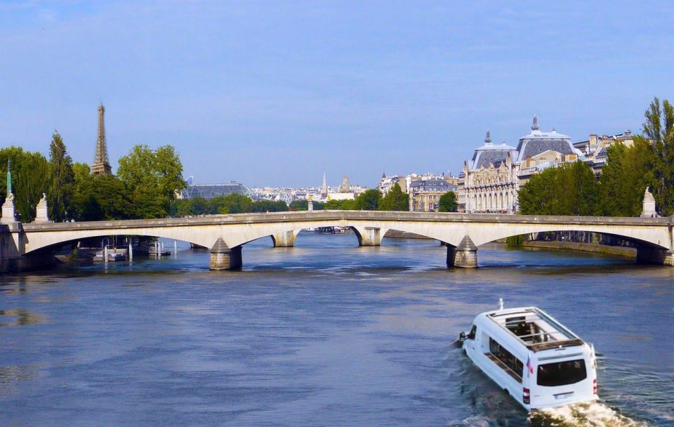 Paris: Amphibious Minibus From Versailles Boat and Road Tour - Inclusions