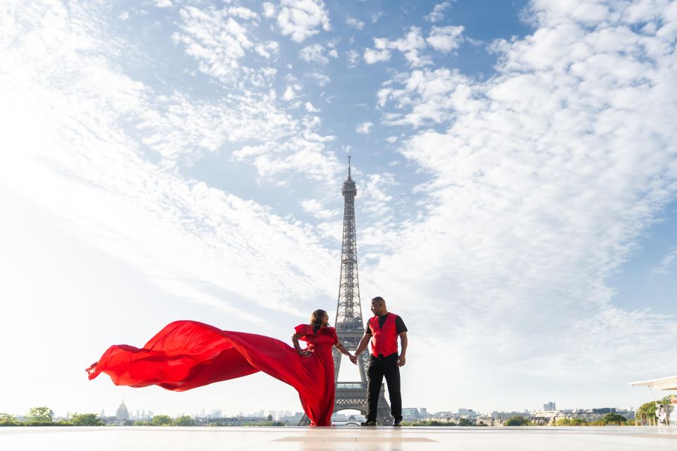 Paris : Private Flying Dress Photoshoot by the Eiffel Tower - Important Information
