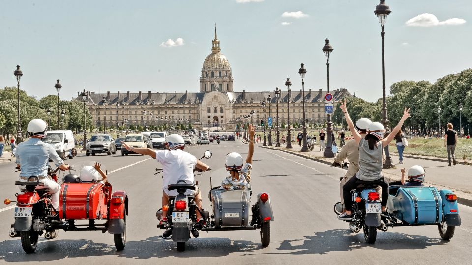 Paris: Private, Tailor Made, Guided Tour on Vintage Sidecar - Inclusions